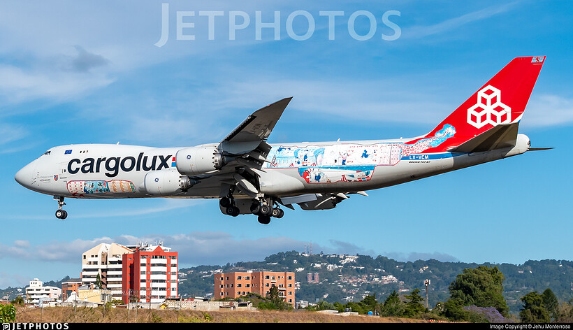 cargo LUX 特別塗装機 B747-8F 747-8F specifications