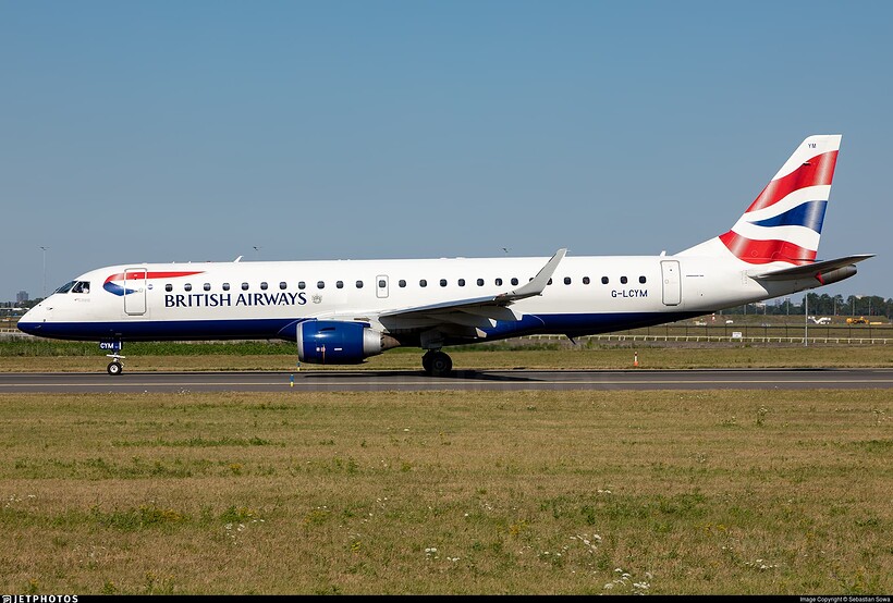British Airways «Cityflyer» Embraer 190 - Features