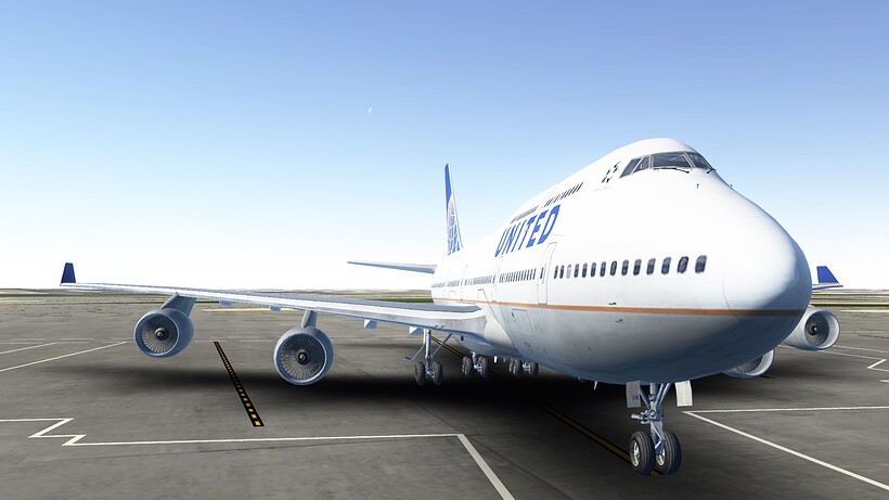 United Airlines | ORD-HKG | Boeing 747-400 - Screenshots and