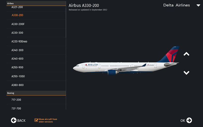 IF AIRBUS DELTA A330-200 EDIT