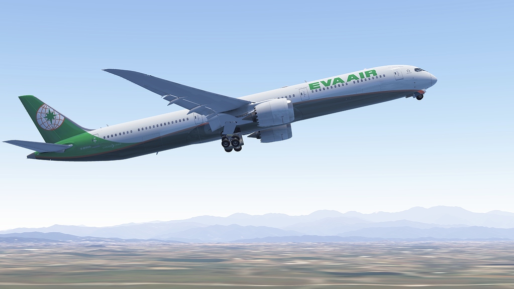 EVA Air | TPE-JFK | Boeing 787-10 - Screenshots and Videos