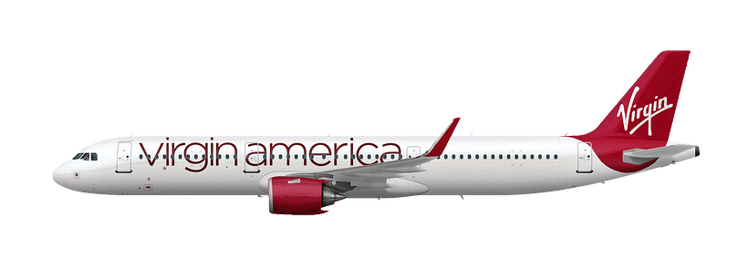 Virgin America New Livery A321neo