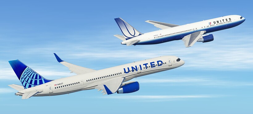 United Boeing Formation