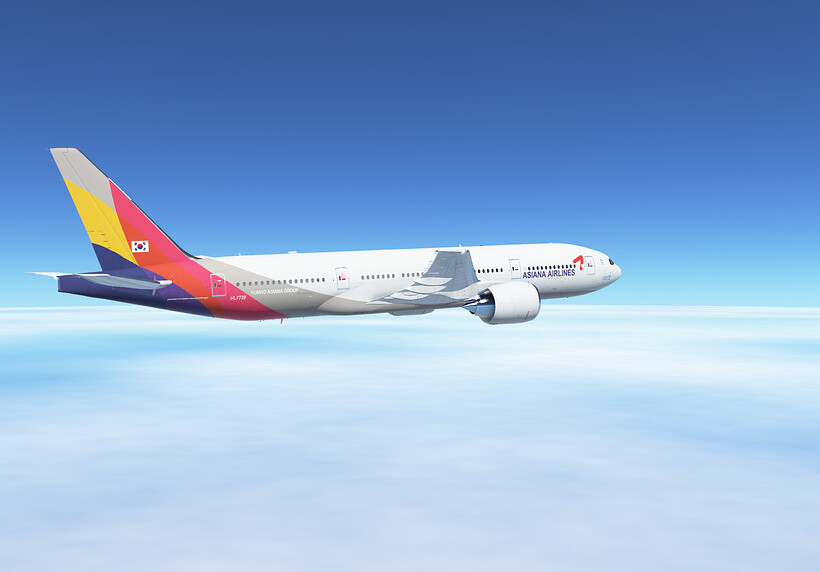 Seoul to Honolulu 🏝️ Asiana 777-200 - Screenshots and