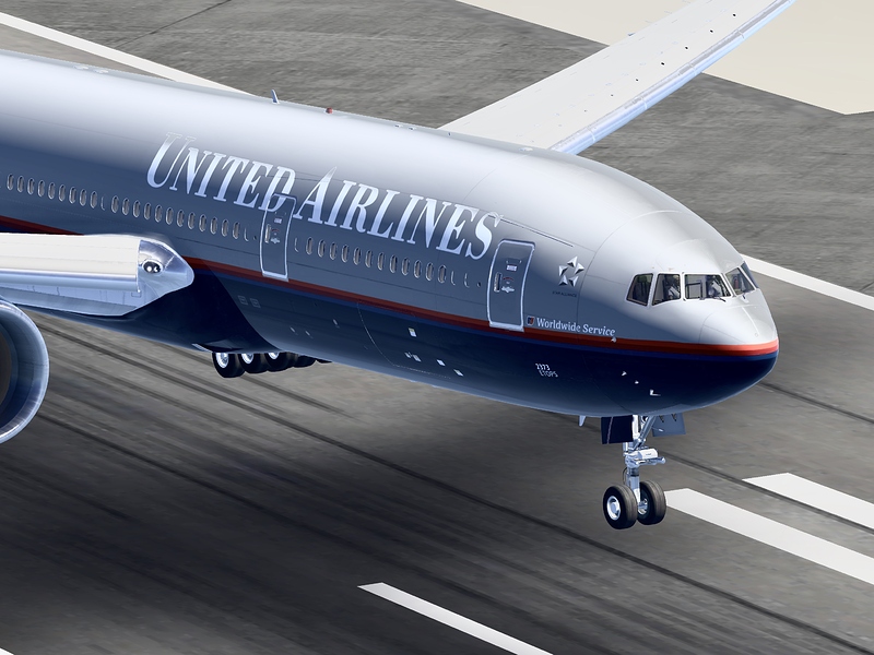Short hop with the beauty. (KLAX-KSFO) 772-UA“old