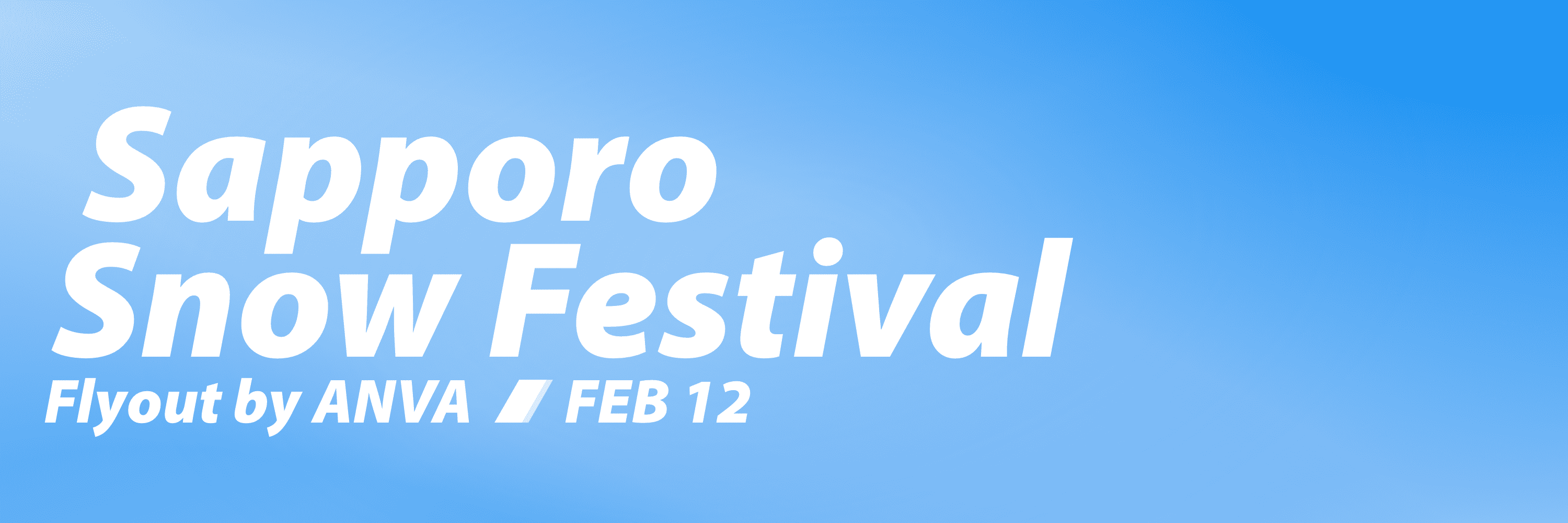 13FEB22 / 0100Z | The 2022 Sapporo Snow Festival @ RJCC