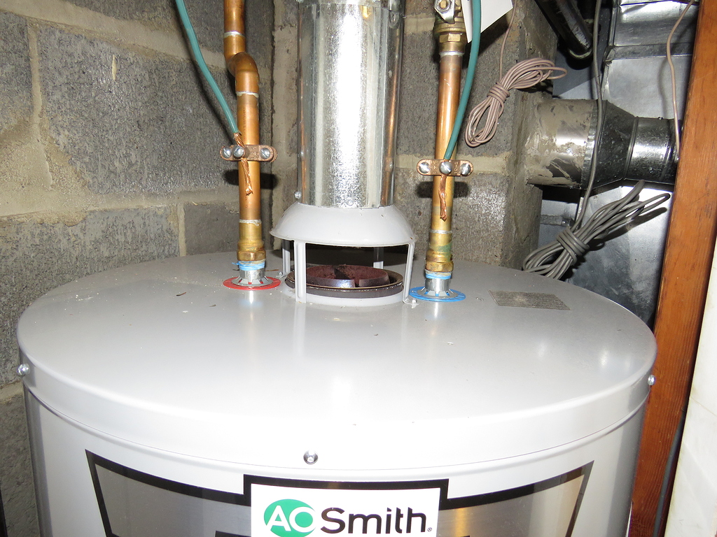 Height of water heater's draft diverter Plumbing Inspections