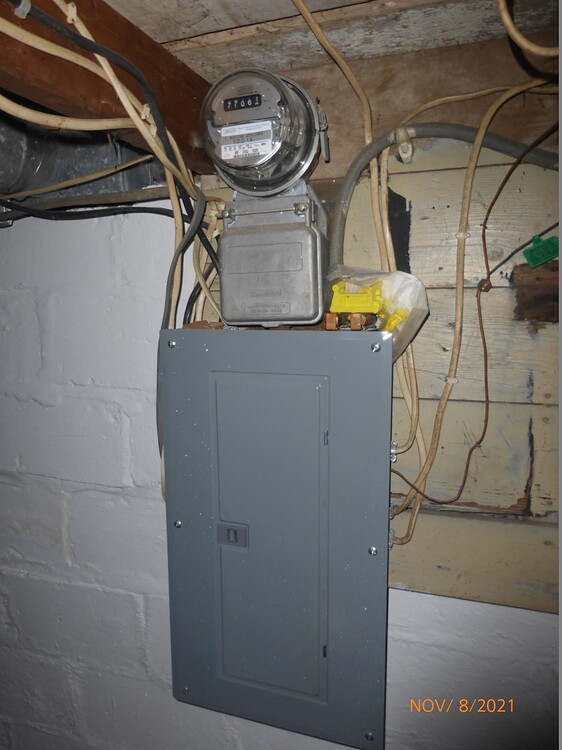Electrical meter inside the home InterNACHI®️ Forum