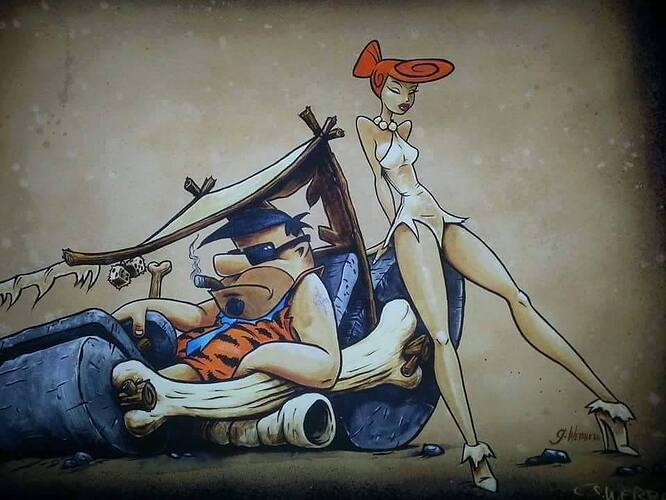 Flintstones- Fred and Wilma