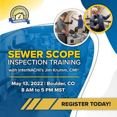 Sewer Scope Training_May 13_Colorado