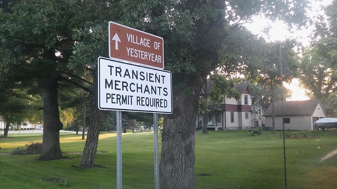 Transient Merchant Permit Required