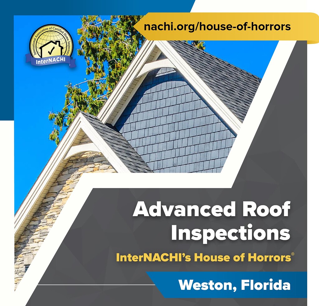 Advanced Roof Inspection Training at InterNACHI's Florida House of