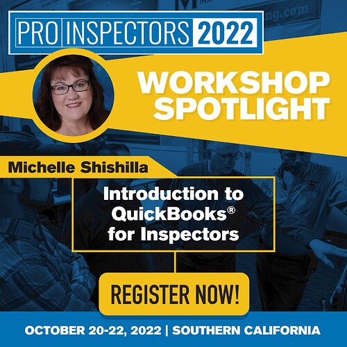 Pro Inspectors 2022_Workshop Spotlight_Michelle Shishilla