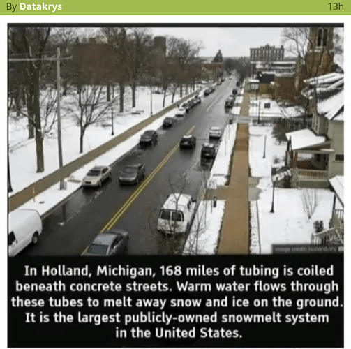 1 snowmelt Holland, MI