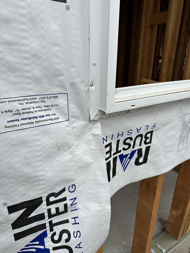 Window flashing? not wrong but different? Structural Inspections