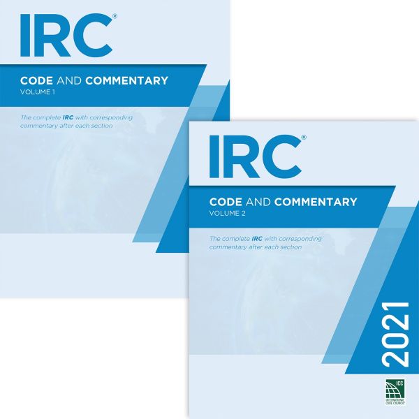 New IRC 2021 Code + Commentary books are out. Getcha one - General ...
