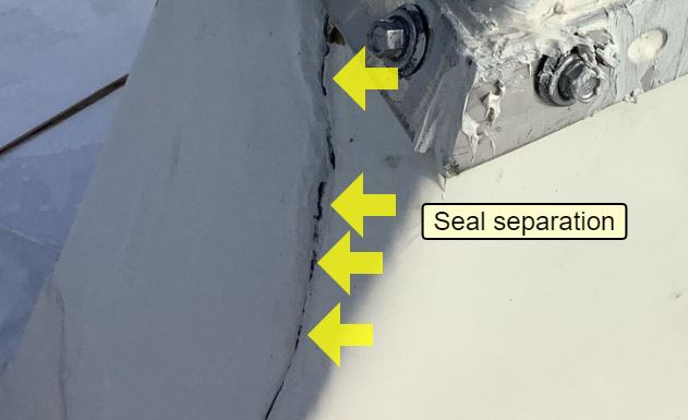 tpo seam seal damage