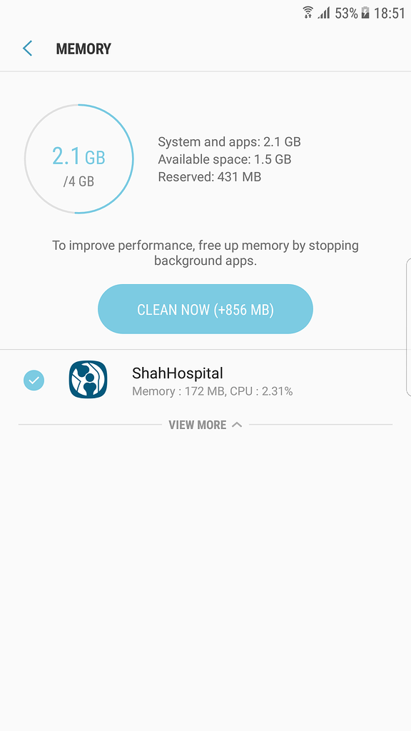 Ionic app consumes lots of memory when launches - ionic-v3 - Ionic Forum