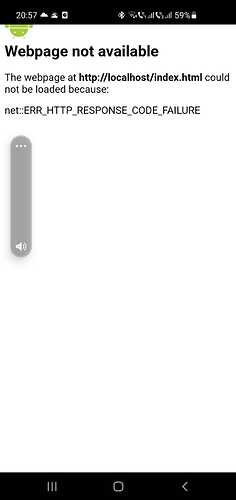 Ionic cordova build android --release aab "Web page not available ...