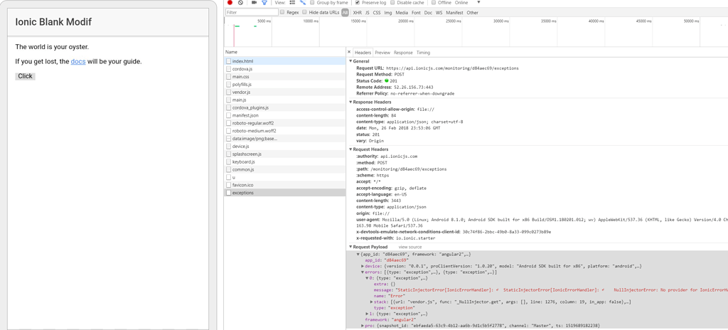 Monitoring not working for me - Appflow - Ionic Forum