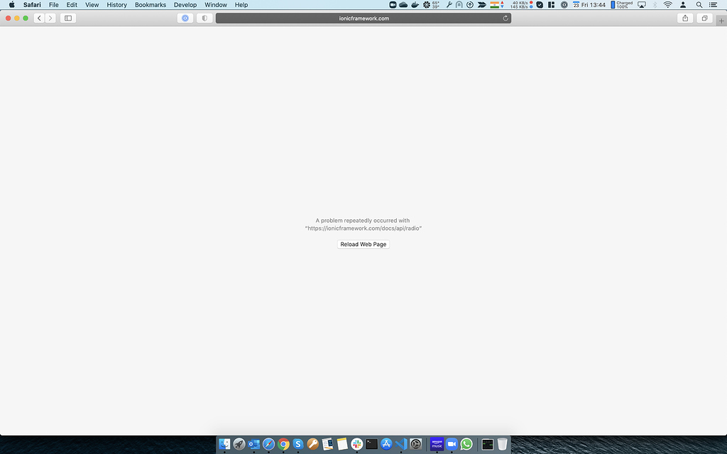 Ionic V5 with Angular component issue on Safari - Ionic Framework ...