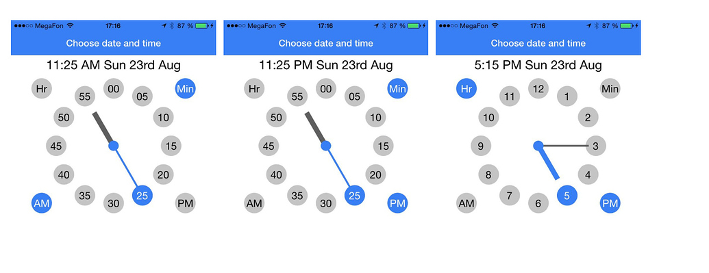 Clock face time picker - ionic-v3 - Ionic Forum