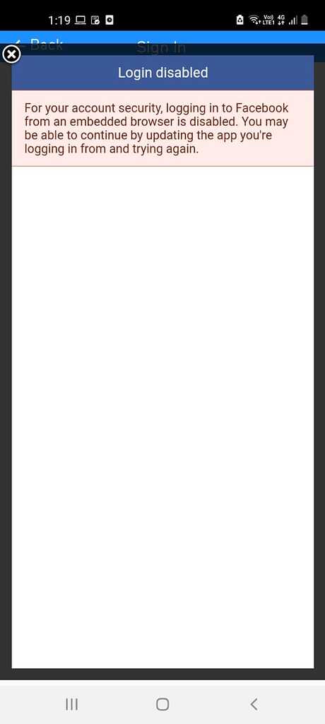 Ionic 3 Facebook login disabled (Facebook SDK deprecated) - ionic-v3 ...