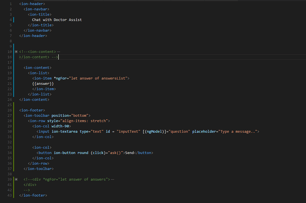 Errors in passing values from array (answersList) to ion-list - ionic ...