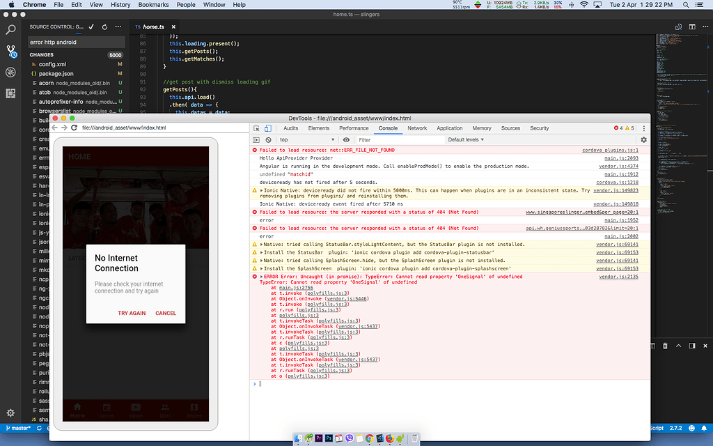 Ionic 3 http get error on android - ionic-v3 - Ionic Forum