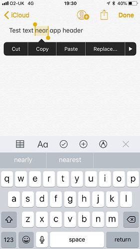iOS context menu overlaps app header - ionic-v3 - Ionic Forum