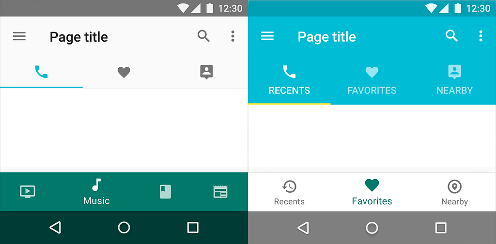 Tabs at bottom and segment like functionality at top - ionic-v3 - Ionic ...