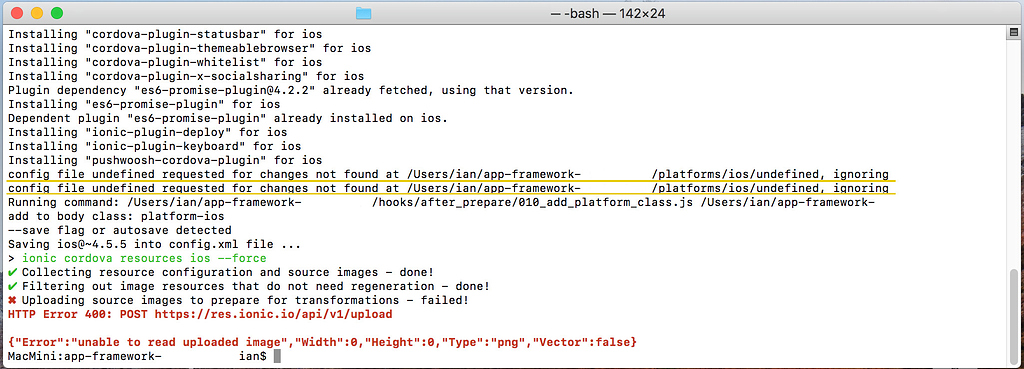Error Adding iOS Platform - ionic-v1 - Ionic Forum