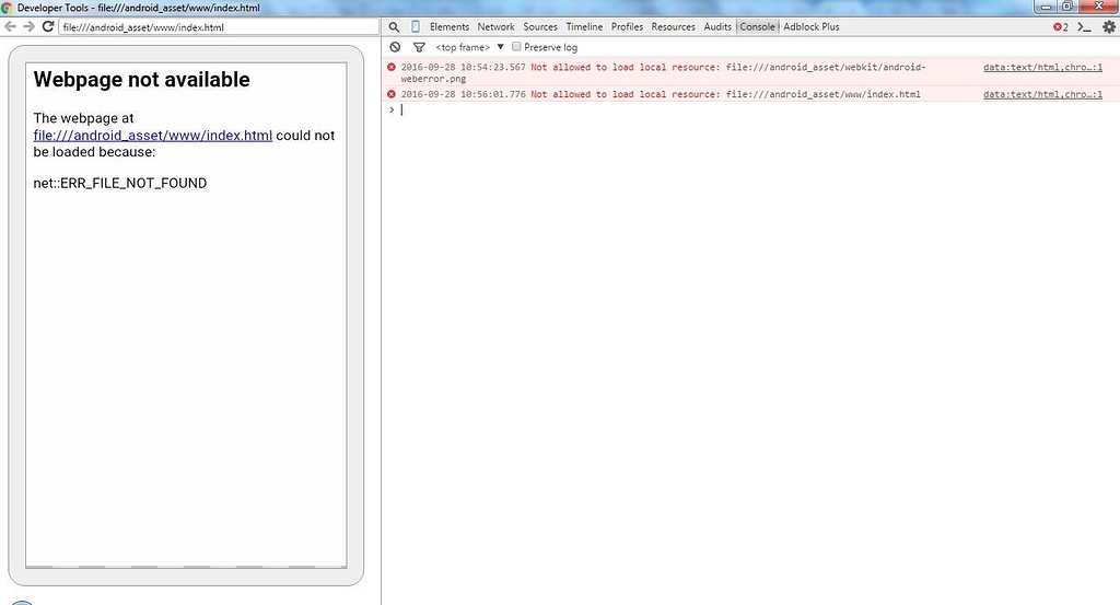 Application Error Ionic2 RC0 - ionic-v3 - Ionic Forum