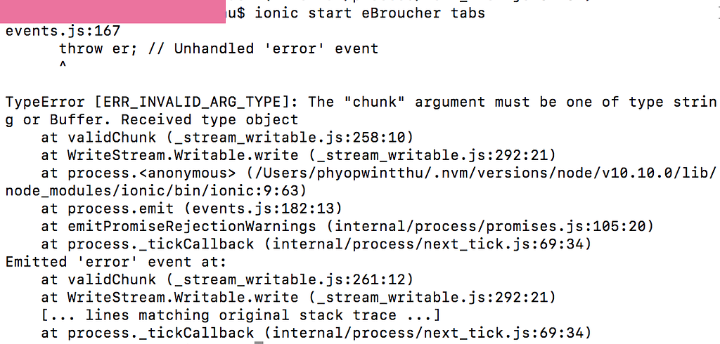 Error after updating ionic 4 - Ionic Framework - Ionic Forum