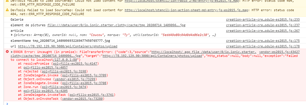 Ionic-v5 File Transfer error 3 - Ionic Angular - Ionic Forum
