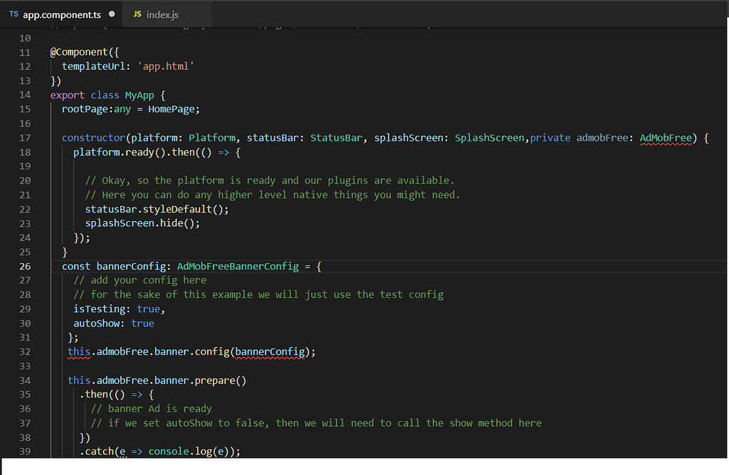 Admob in ionic 3 - ionic-v3 - Ionic Forum
