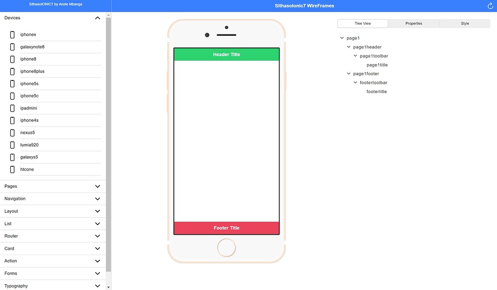 SithasoIONIC7 WireFrames - An Ionic 7 WireFrame App built with Vanilla ...