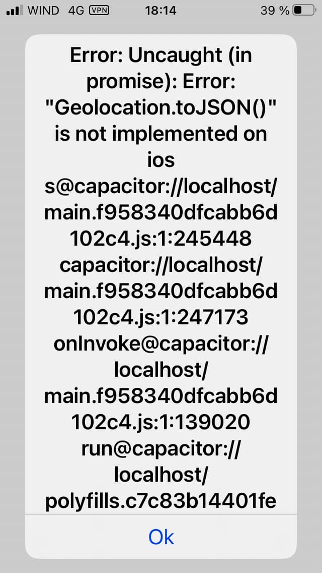 toJSON capacitor ios - Capacitor - Ionic Forum