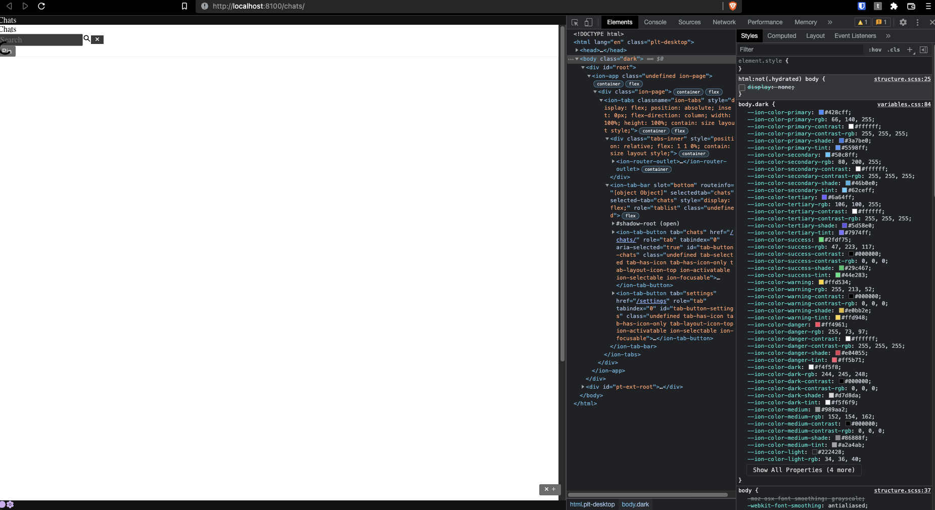 Cannot see anything on my Ionic App - Ionic React - Ionic Forum