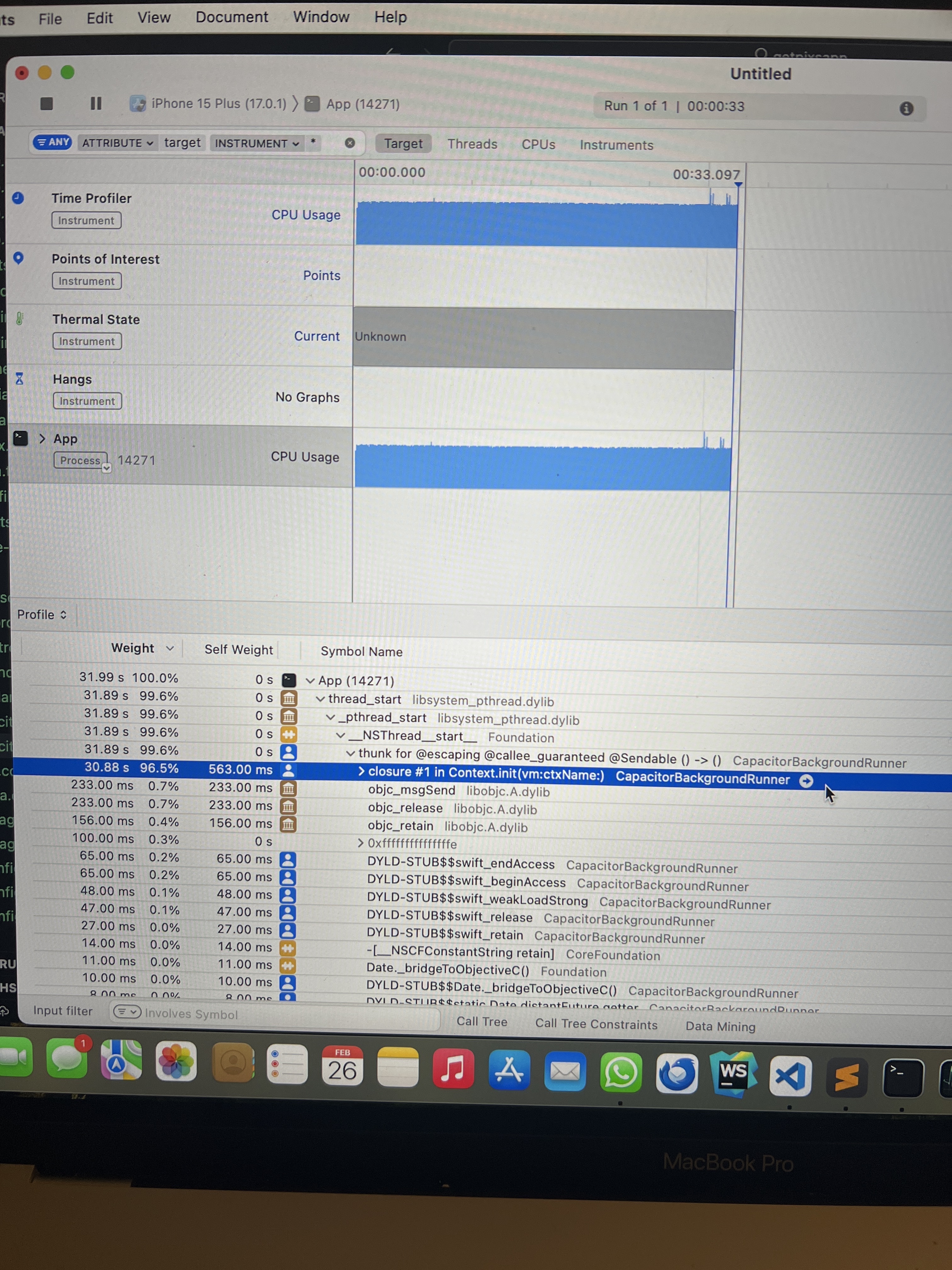 Background Runner CPU Usage 100% - Capacitor - Ionic Forum