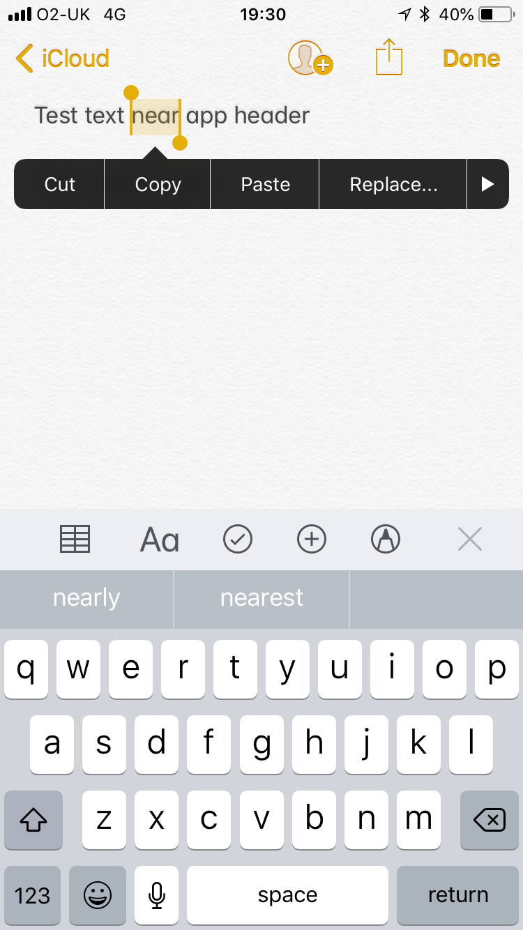 iOS context menu overlaps app header - ionic-v3 - Ionic Forum