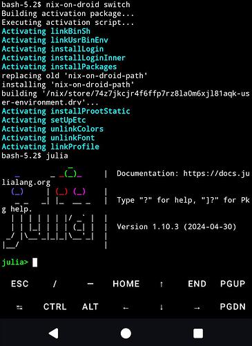 julia-on-nix-on-droid