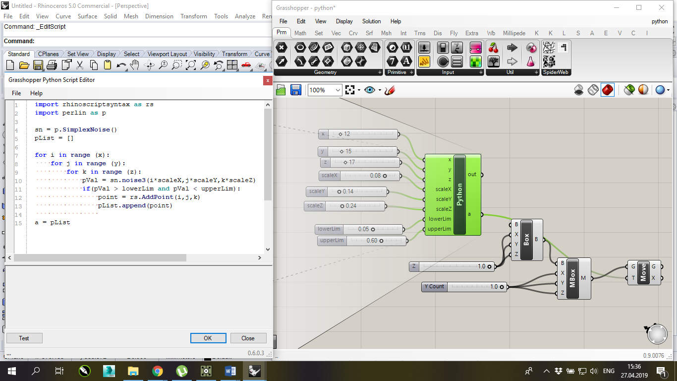 How to make a model to react on sound in Python? Scripting McNeel Forum