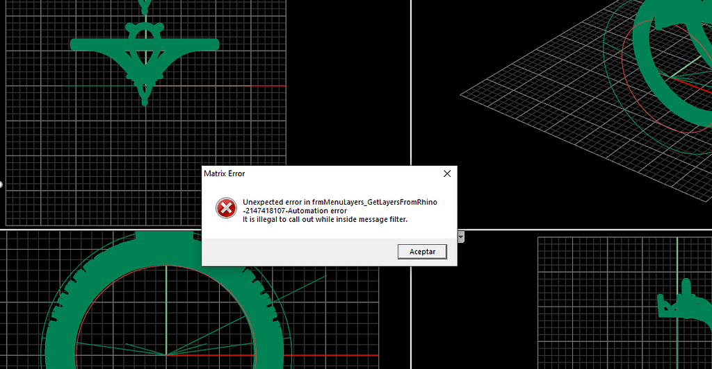 Matrix Error Rhino for Windows McNeel Forum