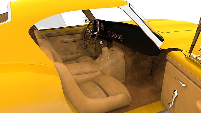 ferrari 250 GT interior