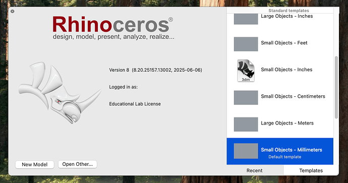 02 Rhino 8 Templates