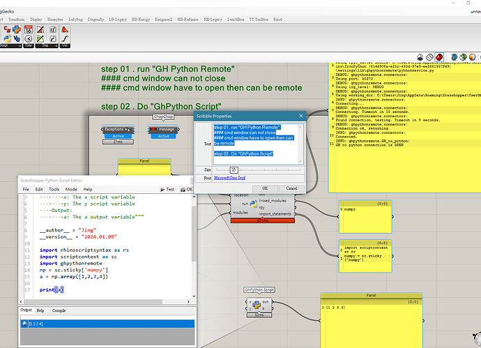 Gh python remote error 