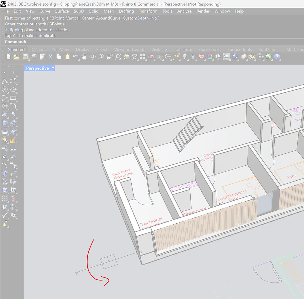 Rhino 8 - Clipping plane makes Rhino hang - Rhino for Windows - McNeel ...