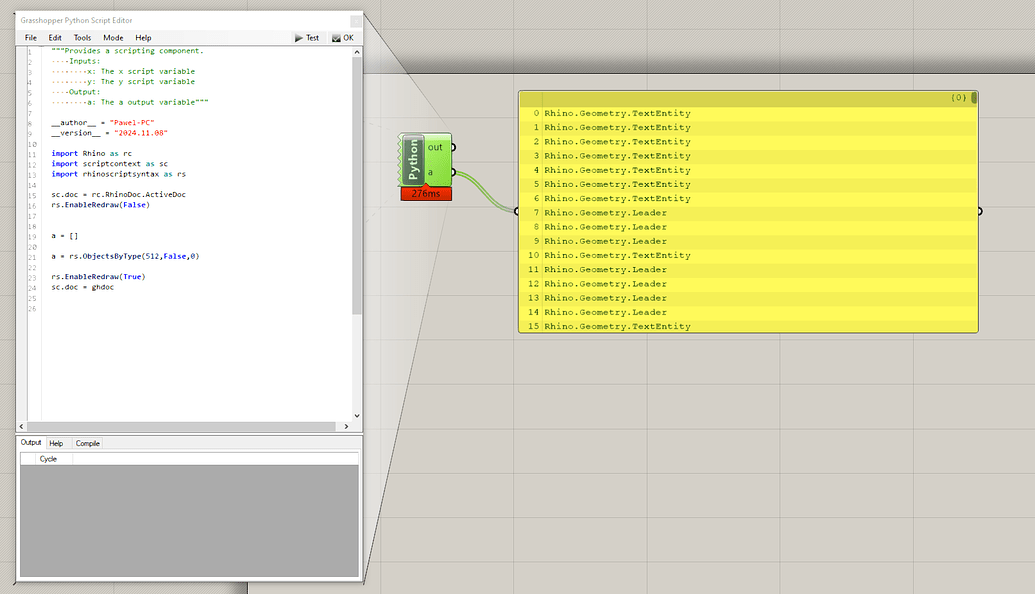 Grasshopper/python - reference objects dynamically/load all objects ... image.