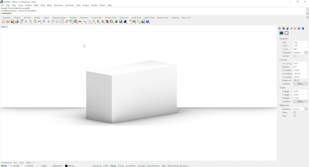 Tools > Import options does not load settings correctly Rhino for